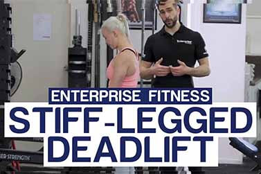 How to do a stiff legged deadlift