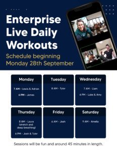 online workouts schedule